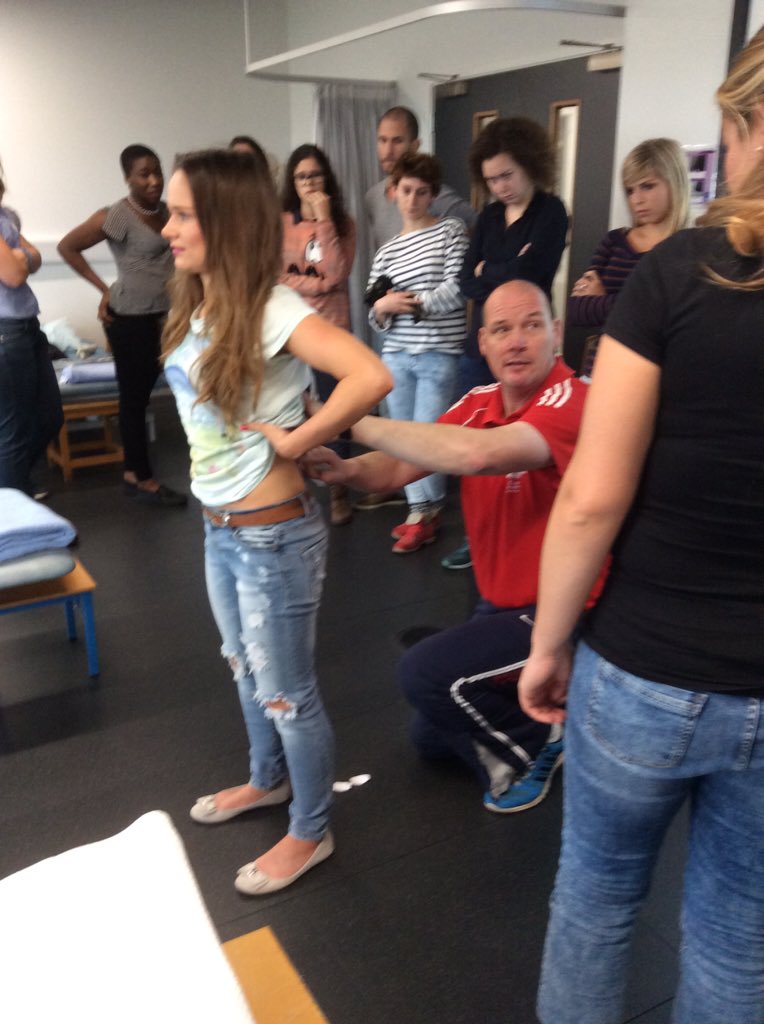 ECPTS's tweet photo. Students getting hands-on at #ecpts15 with @Kinesio_UK https://t.co/HiQOmFEiHD