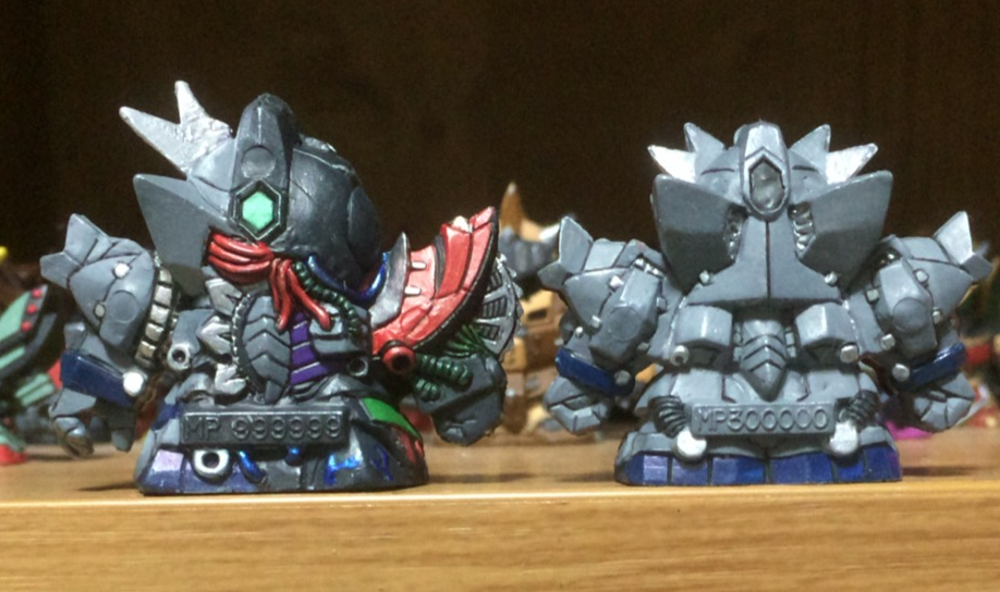 邪神機兵ルーンカロッゾ塗ったやつ。ボディは黒いイメージだったけど