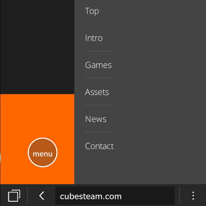 CubesTeam's tweet image. We changed mobile menu on our site. For better usability with one hand.