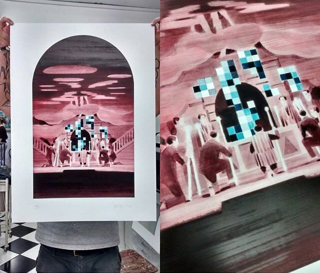 ContemporaryLdn's tweet photo. This beautiful screen print @litho67 #AdamDix is available with @ownartscheme £34.5 a month interest free https://t.co/rEzLcpYJe5