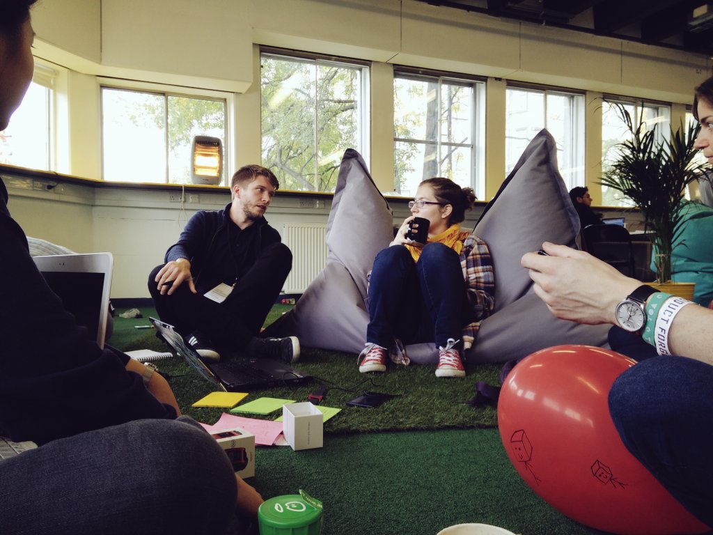 jamiemchale's tweet photo. More Digital Participation product chat @ProductForge #productforge4 hack weekend cc @5l https://t.co/3oEN6b2h2i