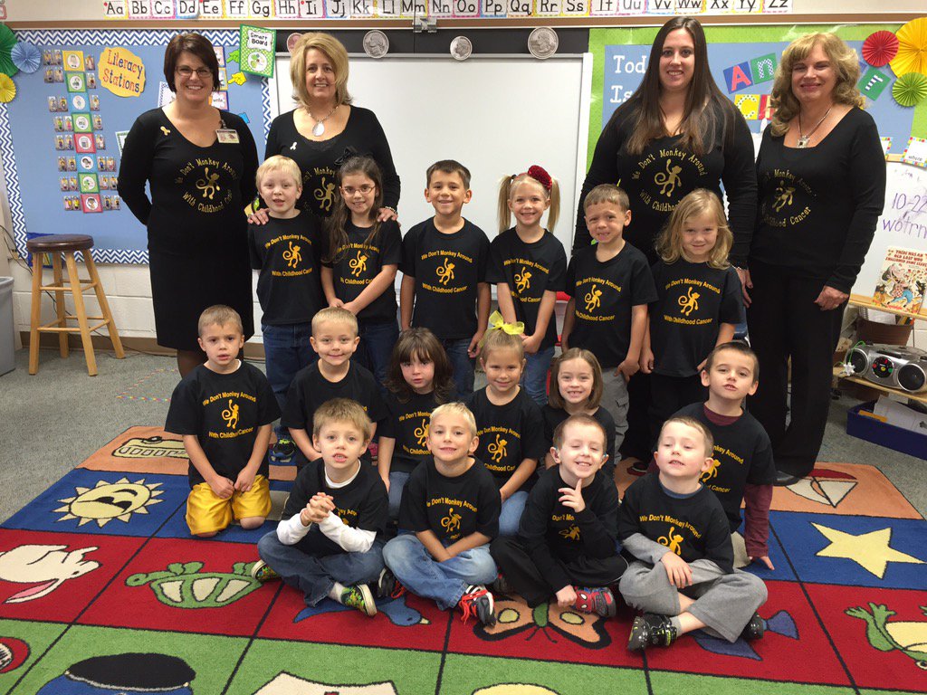 Wow! So proud of my whole class for supporting Landon. Keep fighting Landon!