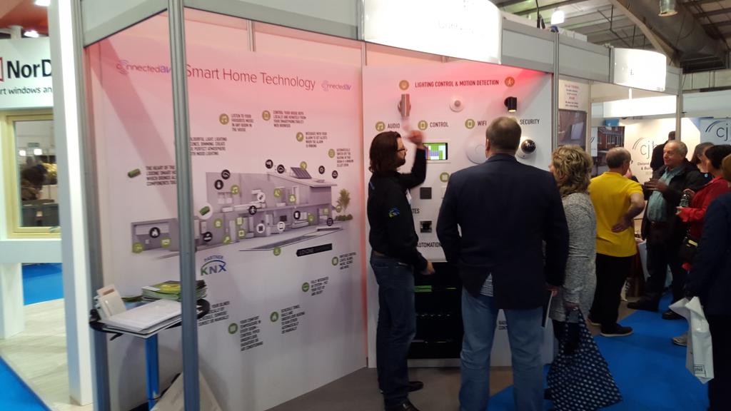 <a href="/ngt01/">Nick Thomson</a> waxing lyrical about <a href="/LoxoneUK/">Loxone UK</a> and #smarthomes at #HBRshow15