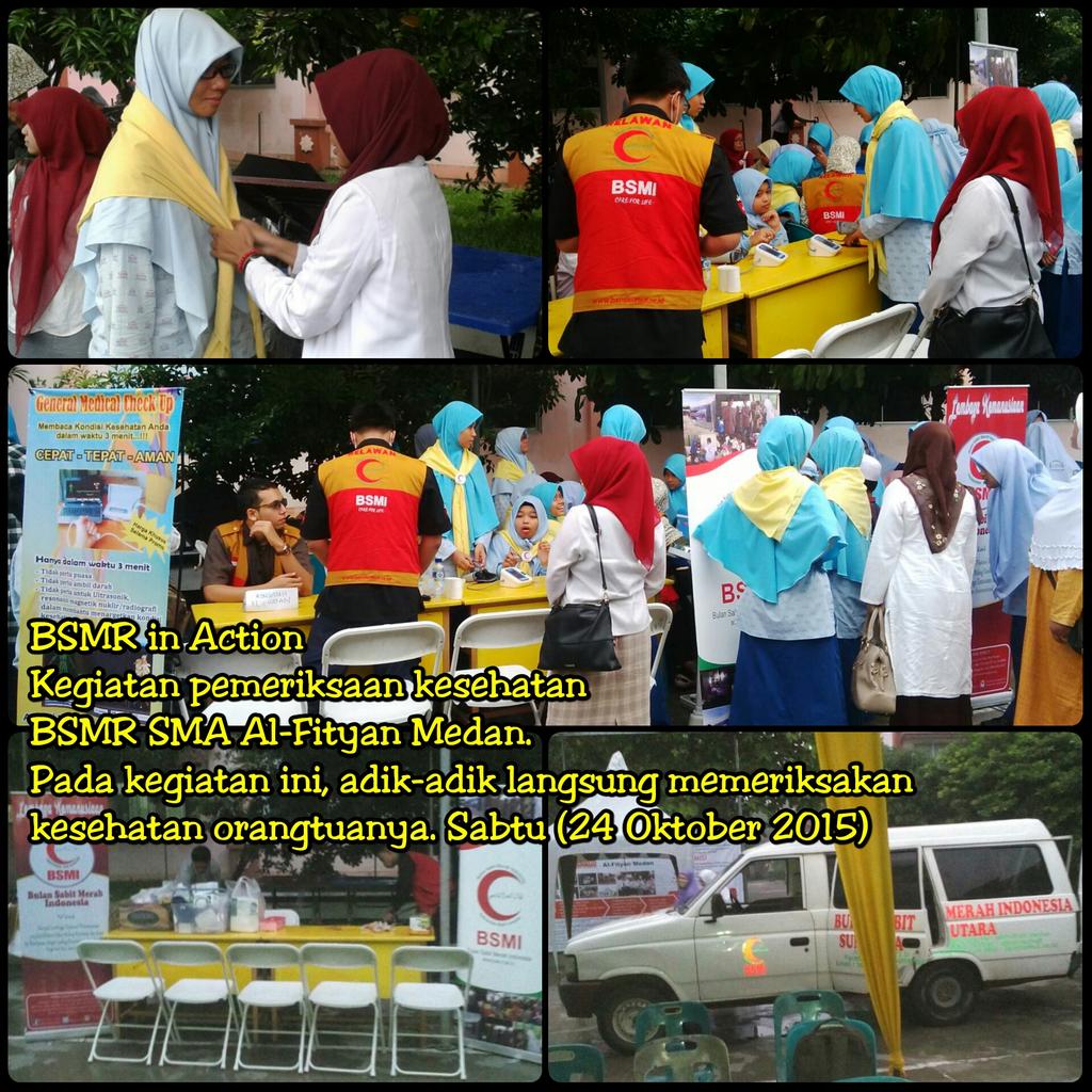 BSMI_SUMUT's tweet photo. Pemeriksaan kesehatan yg dilakukan adik-adik BSMR kpd orangtua murid didampingi relawan BSMI Sumut. @bsmi_padang https://t.co/dlWMnS869P