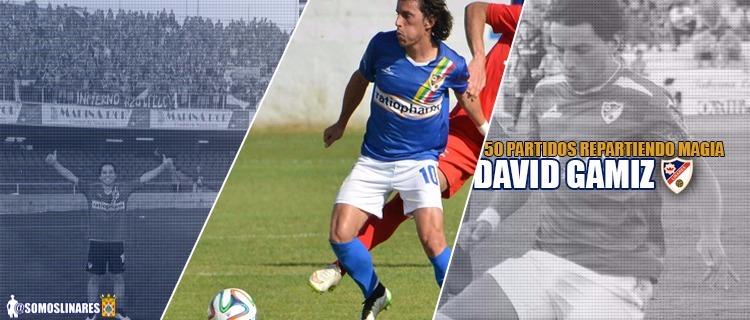 GRACIAS <a href="/Davidgamiz17/">David Gámiz</a> | Por tus 50 partidos con el escudo del <a href="/Linares_dptvo/">Linares Deportivo 💙⚒</a> y por repartir  magia a toda la afición