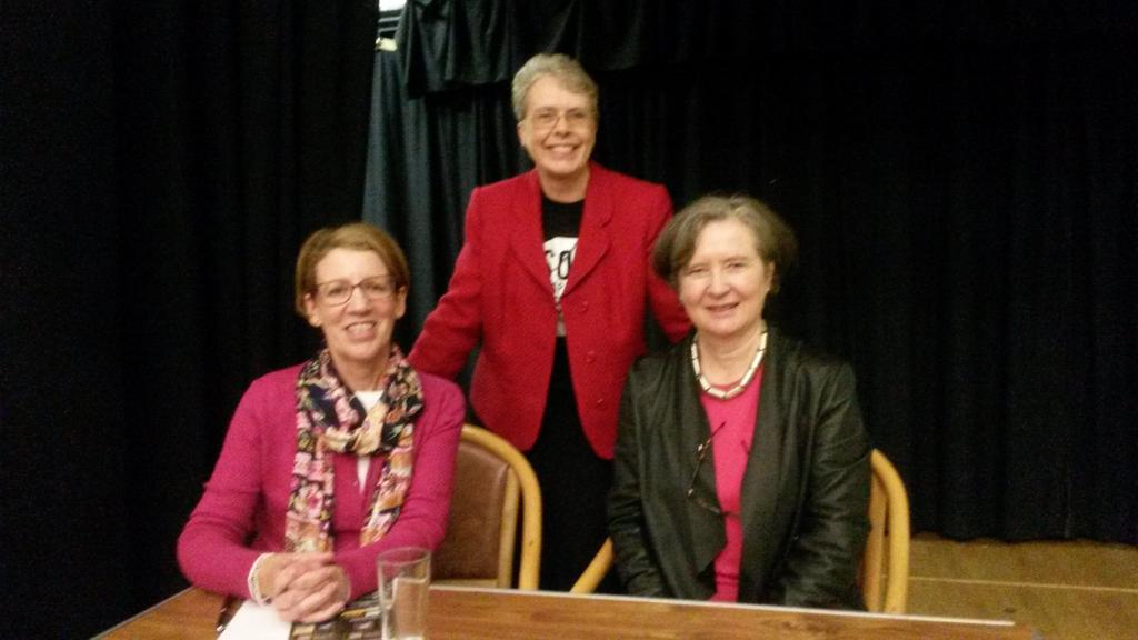 PennyLegg's tweet image. @SOToSpeak15 CSI Southampton event this morning with @PaulineRowson &amp;amp; Natasha Cooper. Super writers to work with!