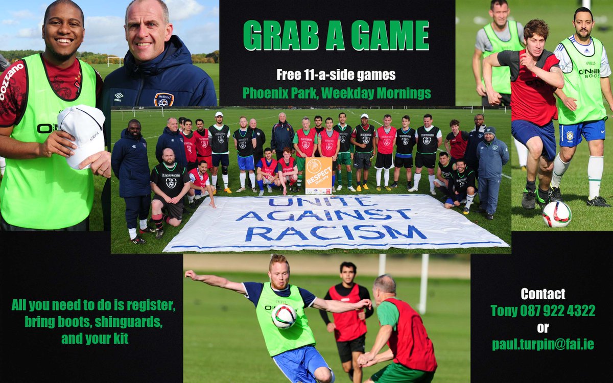 IrelandFootball's tweet photo. The first #GrabAGame session was a big success. Spread the word and get down with your boots - all players welcome! https://t.co/k9Up4tKZVS