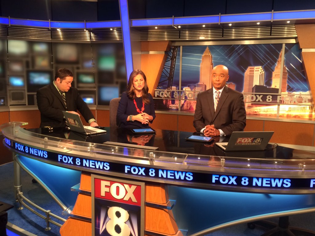 RooseveltLFOX8's tweet photo. Last time I anchored in Cle I had hair &amp; used paper scripts https://t.co/Y5h4pR1YWn