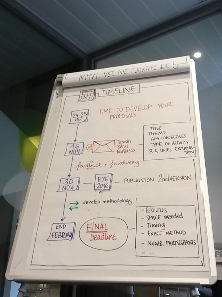 Youth_Forum's tweet photo. Important info for #YOFest Partners:talking about timeline for activities'development @Youth_Forum #EYE2016 https://t.co/ptj6wBlfPt