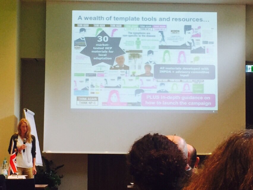 ThinkNPC's tweet photo. @ToniNPUK presenting how far #ThinkAgainThinkNPC has come in one year at the INPDA conference! #INPDAtogether https://t.co/4iFSu2JRQd