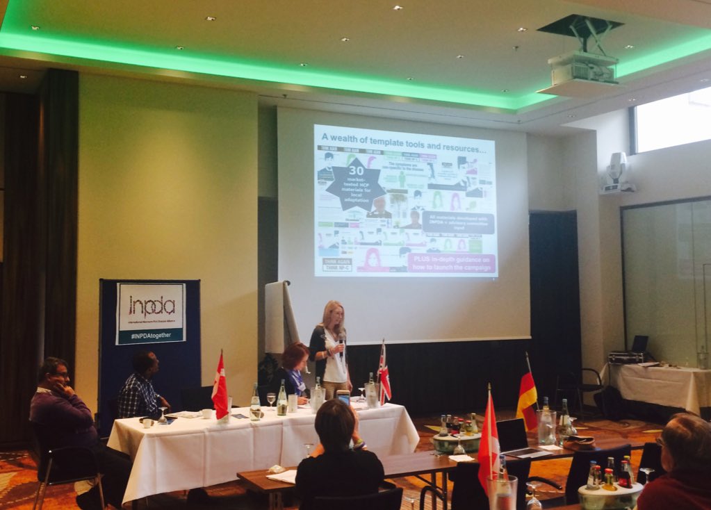 willrhevans's tweet photo. #INPDAtogether @inpda_org Toni presenting the #ThinkAgainThinkNPC campaign. Brazil 150% incr in diag since launch https://t.co/qOhJSBaQV4