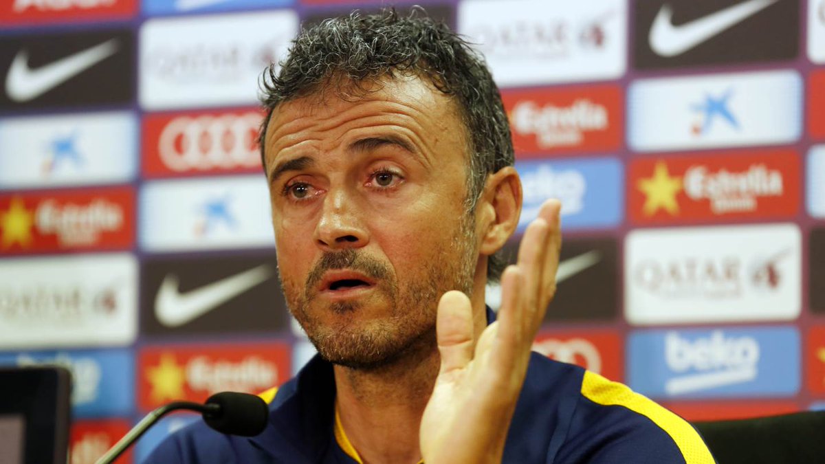 FCBarcelona_cat's tweet photo. Luis Enrique: “L’objectiu és guanyar, i si es pot fer amb la porteria a zero, millor” https://t.co/cMKJxjUkiP https://t.co/B1Aa8kUi4Y
