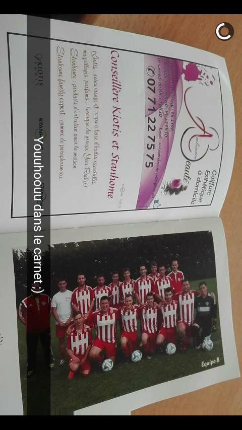 RomaneBrd's tweet photo. Sponsor officiel yes👏👏  #USMV #AmbianceBeauté #MonLogo #Fiere @Lauri_Ane_B https://t.co/wZOo7ZOWeG