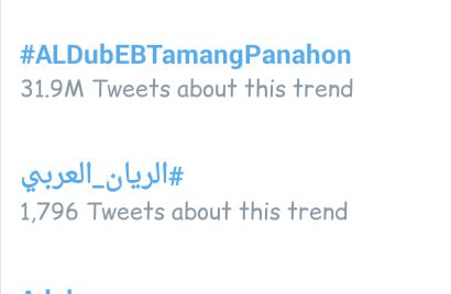ALDUBFanBoysPH's tweet photo. Thirty Two Million Tweets here we come!

#ALDubEBTamangPanahon https://t.co/doUP0iafKp