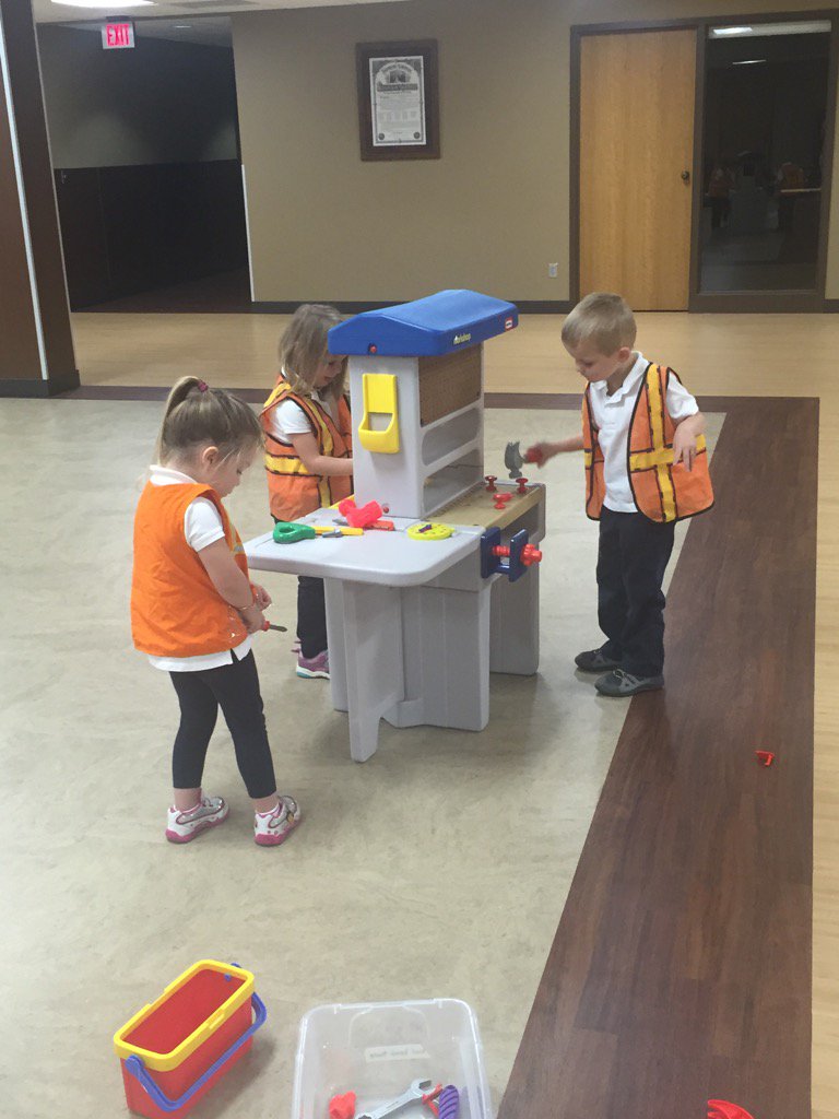 HSPknights's tweet photo. I thought construction was complete in lower level. I guess I was wrong #extendedlearningfun https://t.co/V5VnlQIkAR