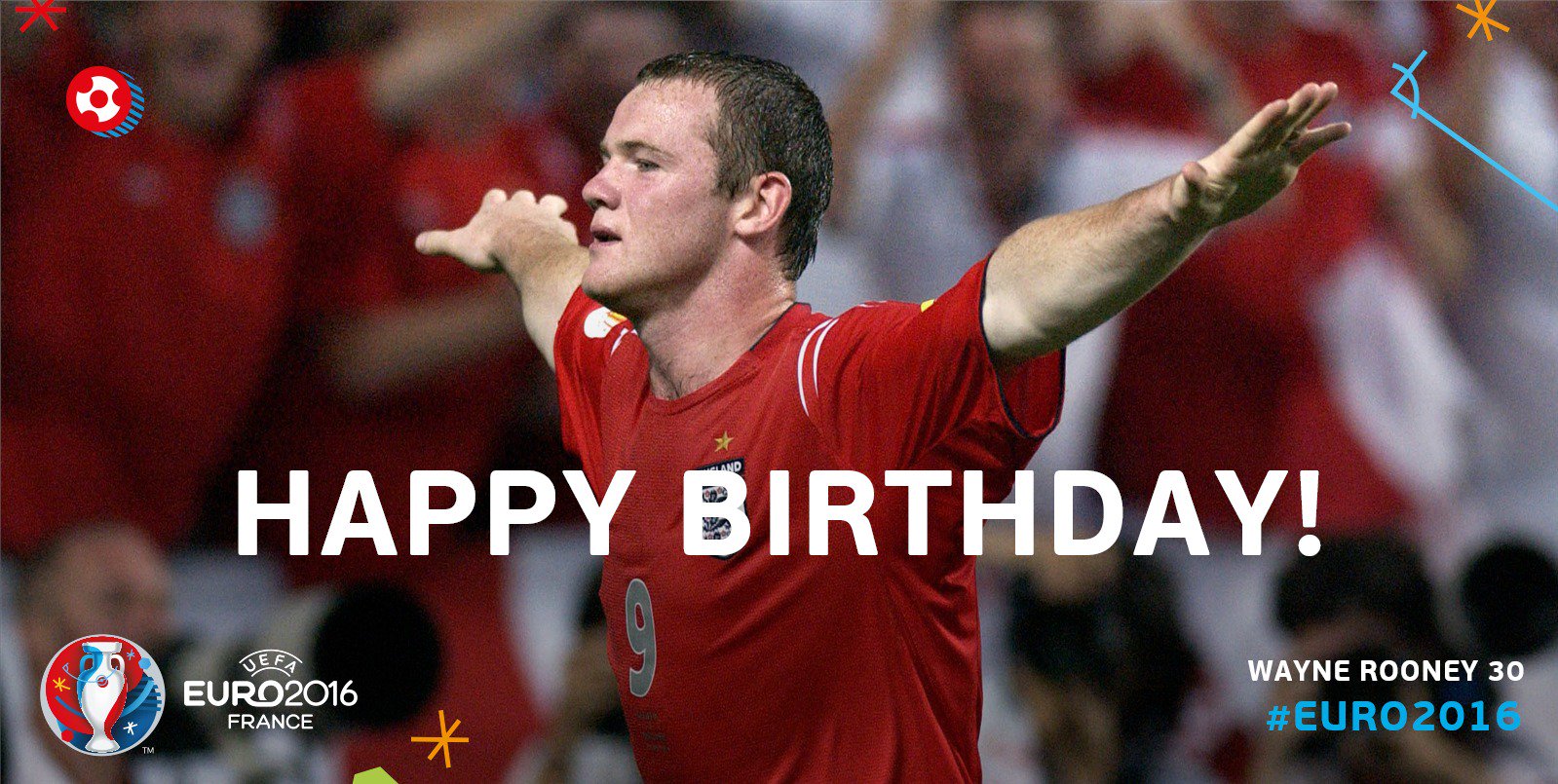 Happy 30th birthday Wayne Rooney - all-time leading scorer! 