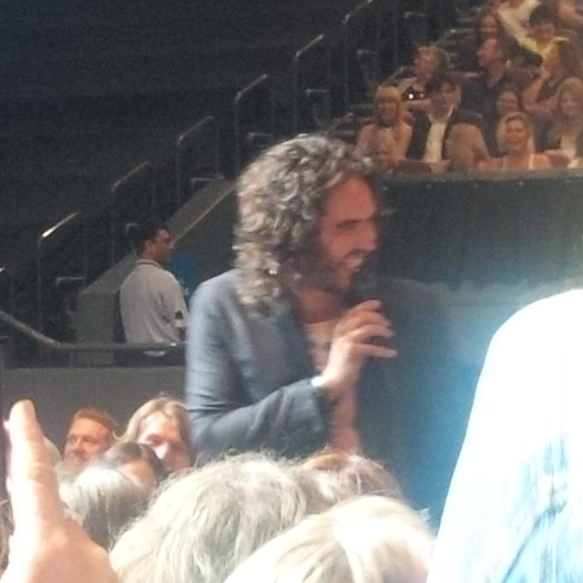 ChezBerry's tweet photo. Comedy: @rustyrockets at @qantascuarena, Sydney #TrewWorldOrder #ComeTogether #WeAreOne https://t.co/tyJrVB0v8a
