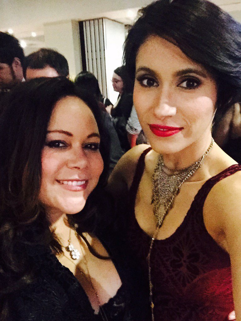 TheMelaLee's tweet photo. @CristinaVee takes the best #PartySelfies #ArmageddonExpo #VIPMixer https://t.co/6GN0CWOnWW
