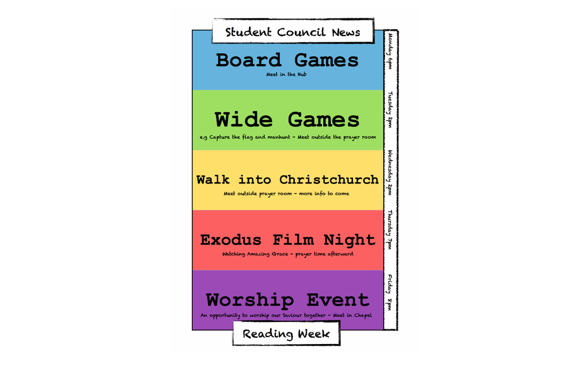 MoorlandsSC's tweet photo. There will be whole load of stuff going on during reading week... https://t.co/2zMuA7b4Uo