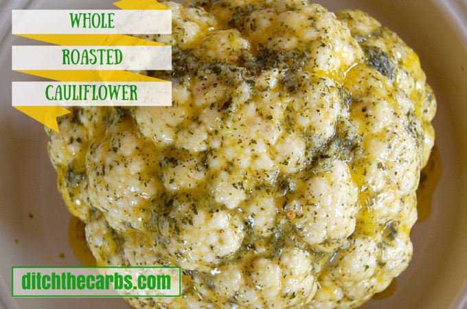 ditchthe_carbs's tweet photo. Have you made WHOLE ROASTED CAULIFLOWER before? Try my easy #lchf  recipe and RT  https://t.co/4Bs3Vg0fvX https://t.co/cyfDiaUWSJ
