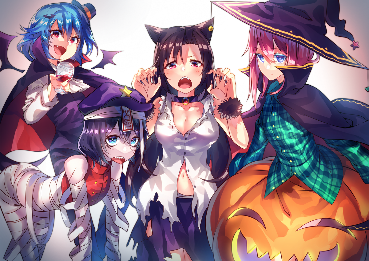 羽々斬 Op Twitter ハロウィンっぽい東方キャラ描きました T Co Ujdz4mzljo 羽々斬 Op Twitter ハロウィンっぽい東方キャラ描きました T Co Ujdz4mzljo