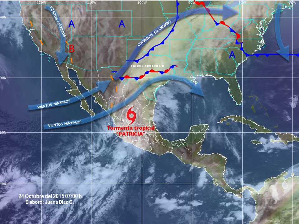 Reforma's tweet photo. Conoce toda la información sobre el #HuracanPatricia #cobertura: https://t.co/tReR66MVFB https://t.co/XuFYZzEiLo