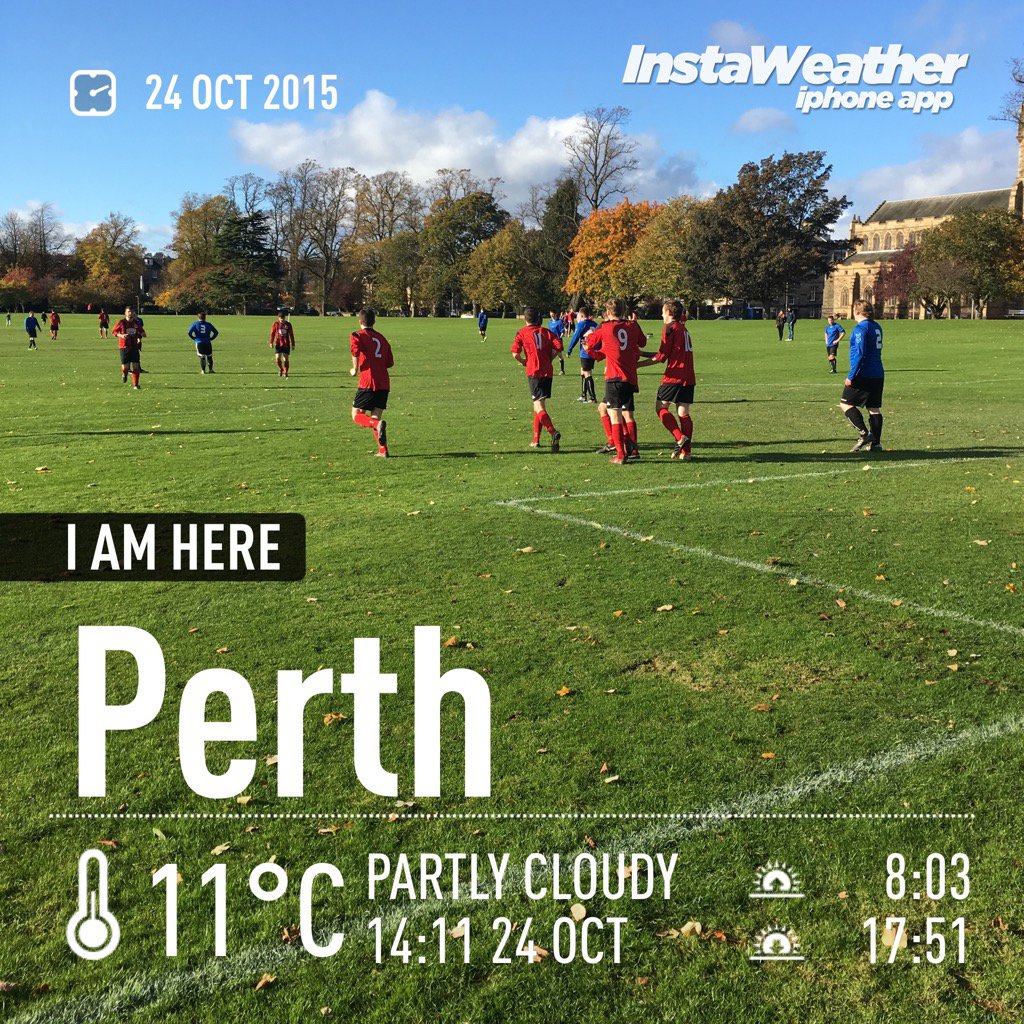 #WeatherCheck #Perth #SouthInch #Ammy #Football Windy says cracking afternoon as forecast #Primrose v #ThePoleTeam