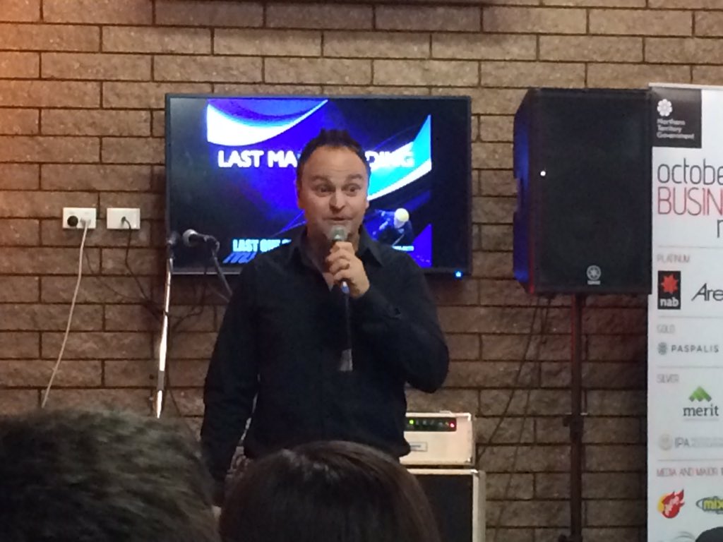SteveEdgoMLA's tweet photo. #StevenBradbury speaking at the #OctoberBusinessMonth 2015 #TennantCreek Gala Business Dinner. https://t.co/XEPV0LyQ0y