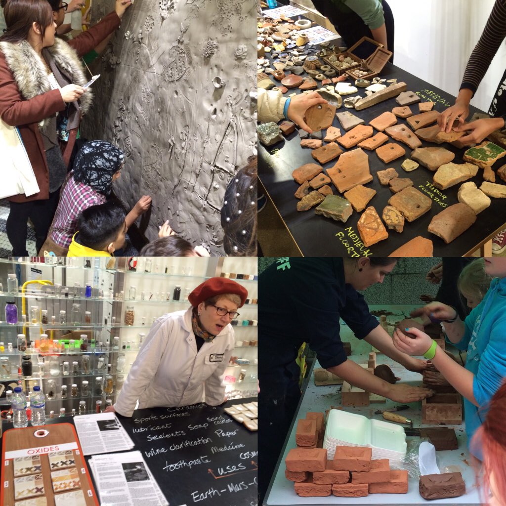 SaraBrouw's tweet photo. Get to UCL today for a whirl of colour, creativity and clay-@of_Making #Ceramics Open Day. #MakeShiftDo at its best! https://t.co/rQZhYZeJ0b