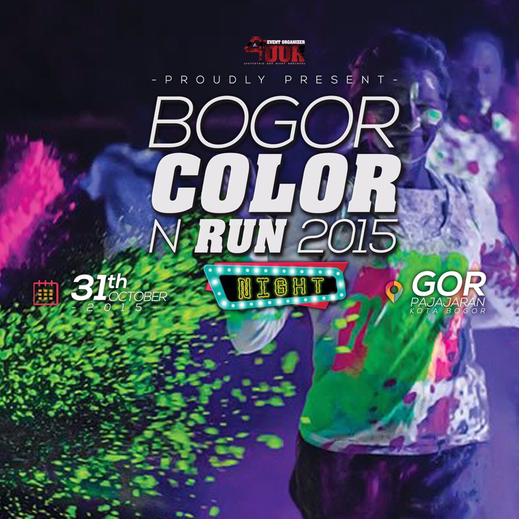 Ayooo promo tiket gratis #BOGORCOLORNRUN2015 masih ada kok, segera ikutan yuk! #tiketgratis #BCNR2015 #BCNR15