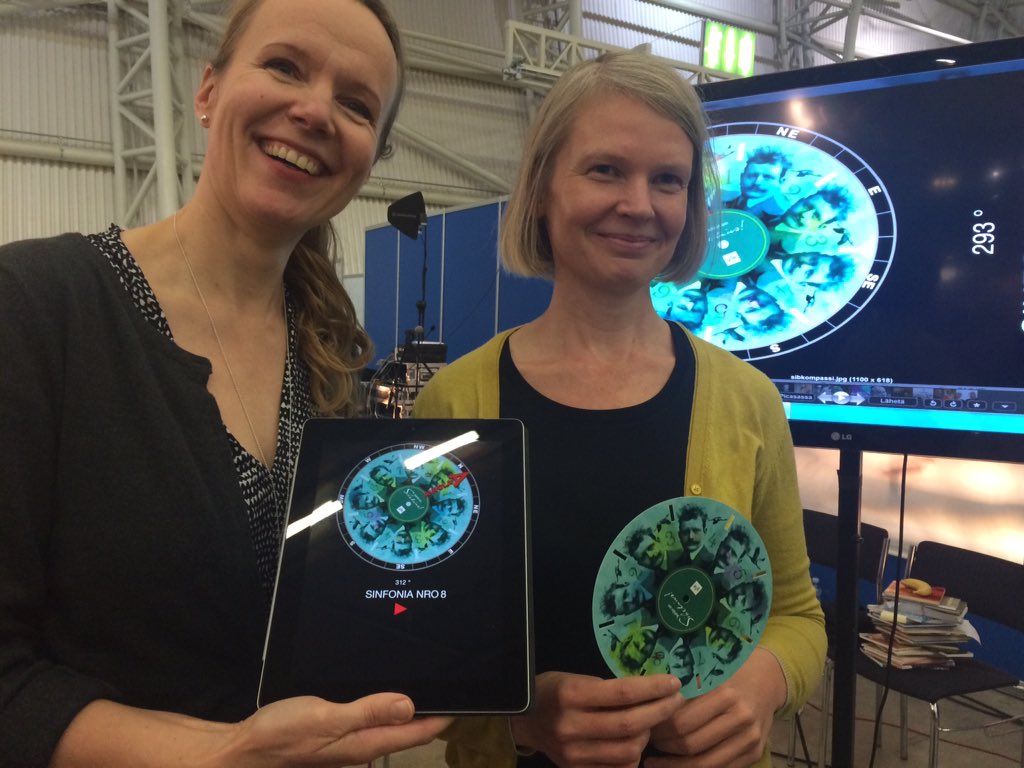 YleKulttuuri's tweet photo. #Sibkompassi suuntana Ainola. #kirjamessut https://t.co/OOQ2a30IrZ
