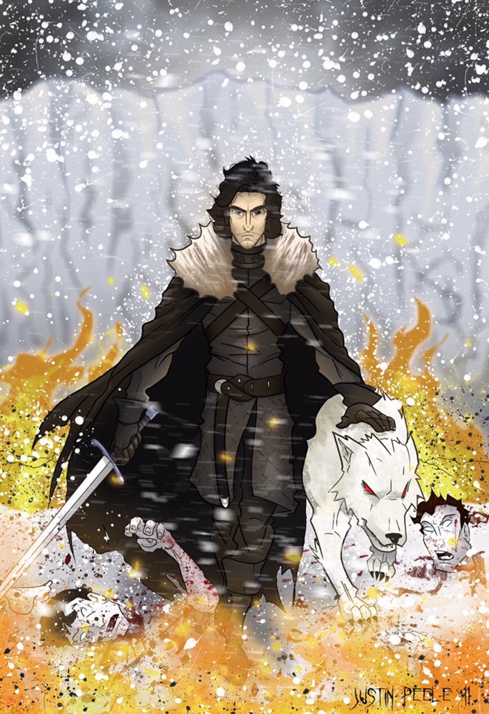 “It's death &amp; destruction I want to bring down upon House Lannister, not scorn.”

-Jon Snow
#TheNorthRemembers