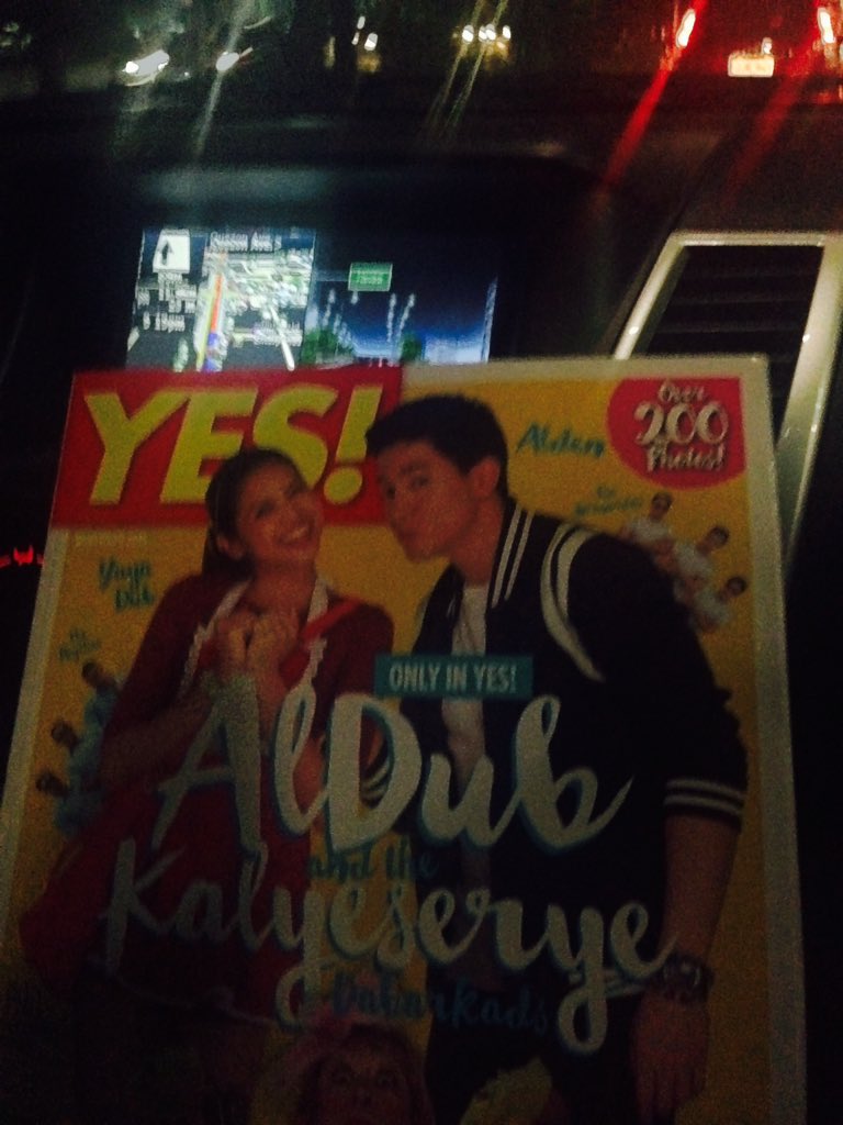 AristonMB's tweet photo. Got my YES mag featuring ALDUB! #ALDdubEBTamangPanahon https://t.co/73AfCHcFAz