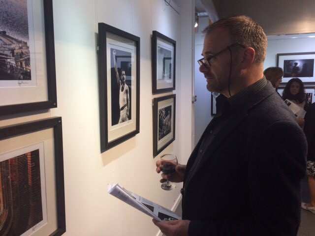 BurtonLawrenceR's tweet photo. Super photographic exhibition by Roger Bamber @TopfotoUK #Edenbridge last night with @lburtonlawrence https://t.co/NB0MIyL3ez