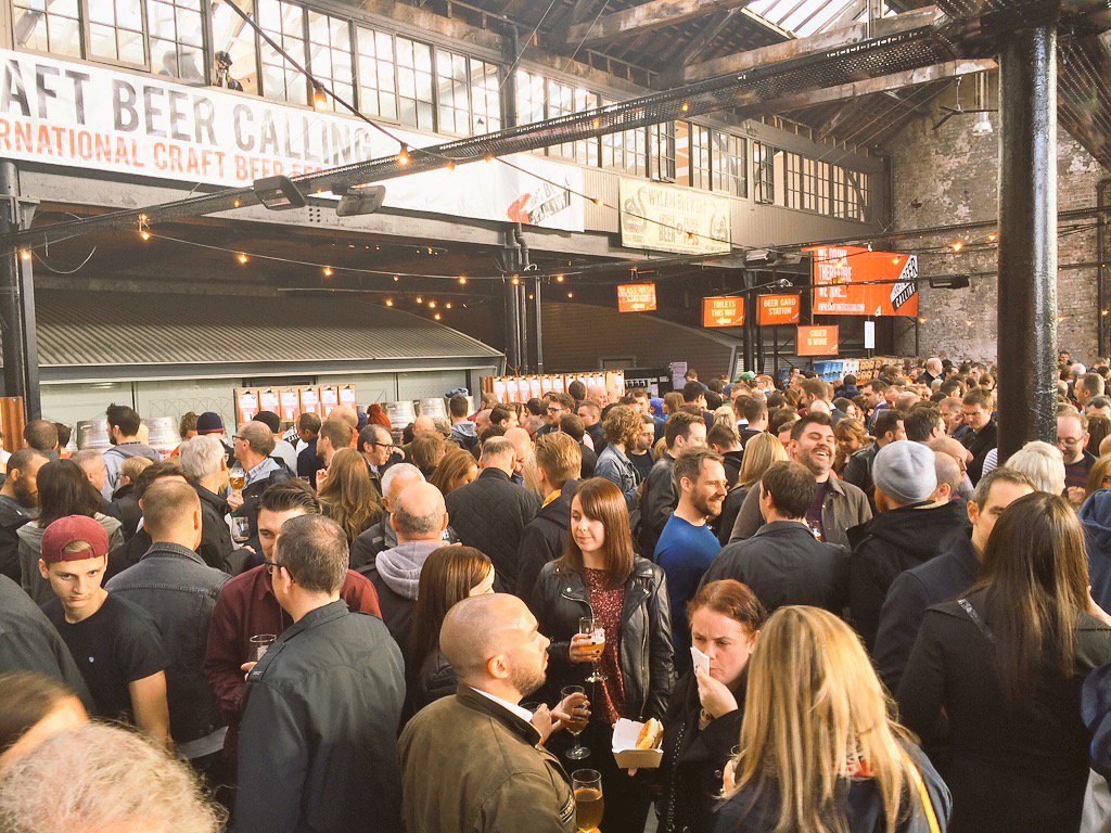 TheAleTrail's tweet photo. #cbc15 @CraftBeerCall festival Saturday session in full swing now. https://t.co/uYkbAZpE87