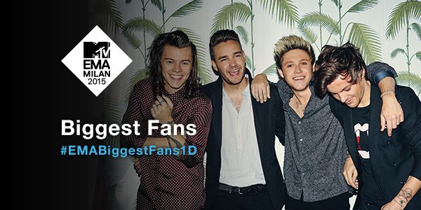 MTVMusicUK's tweet photo. #Directioners, tomorrow is your LAST chance! Vote for @onedirection using #EMABiggestFans1D: https://t.co/mSZMCb8R8g https://t.co/2vQyohdHwJ