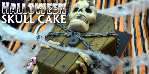 SatinIce's tweet photo. #Halloweencountdown - 7 days. . Skull cake tutorial by Angelia Gagnier @GlobalSugarArt: https://t.co/Da5geJgCLp https://t.co/TCZIEdYE5h