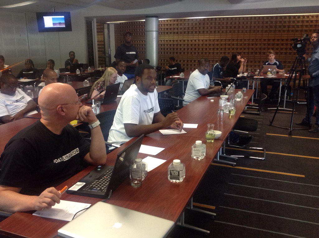 Geekulcha's tweet photo. Meeting our judges for #SAOpenData: @adamoxford @b_khumza @nmpofu. @code4sa @InnovHub https://t.co/fULNb8ZPdg