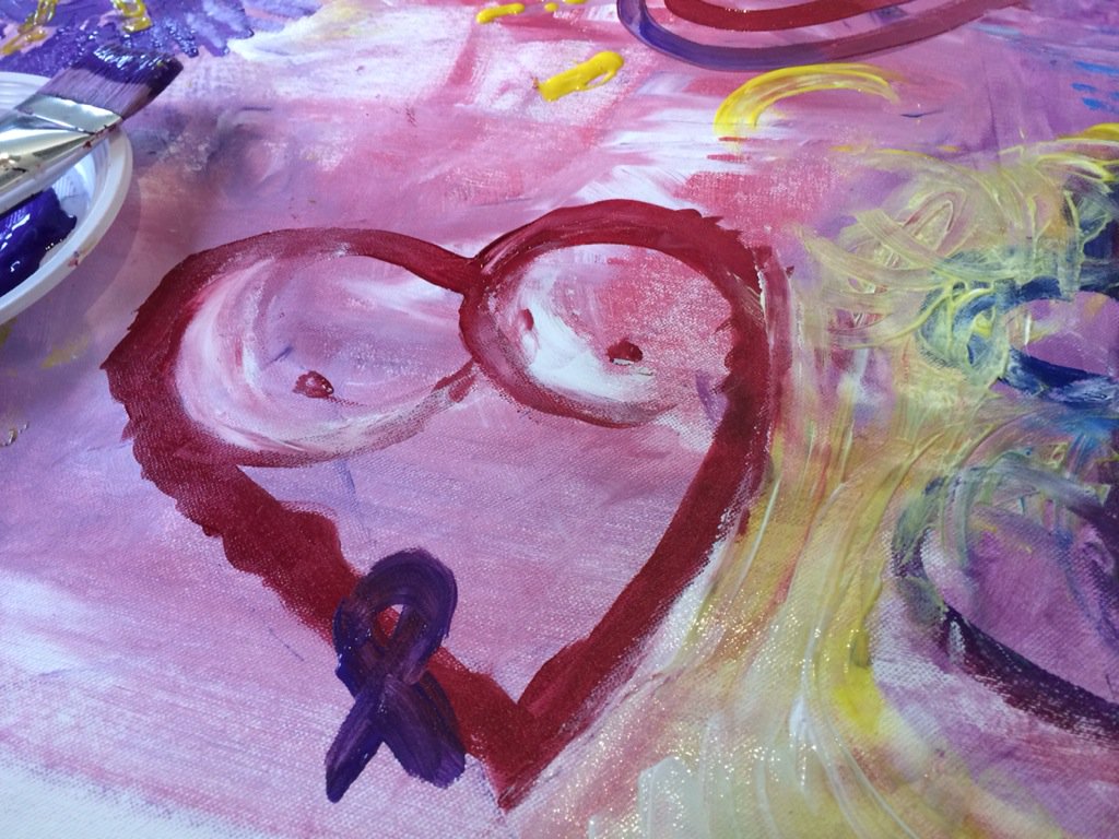 RedesignLifeF's tweet image. Creative activity during HUG Conference. #BreastCancerAwareness #borstkanker #startwithaHUG