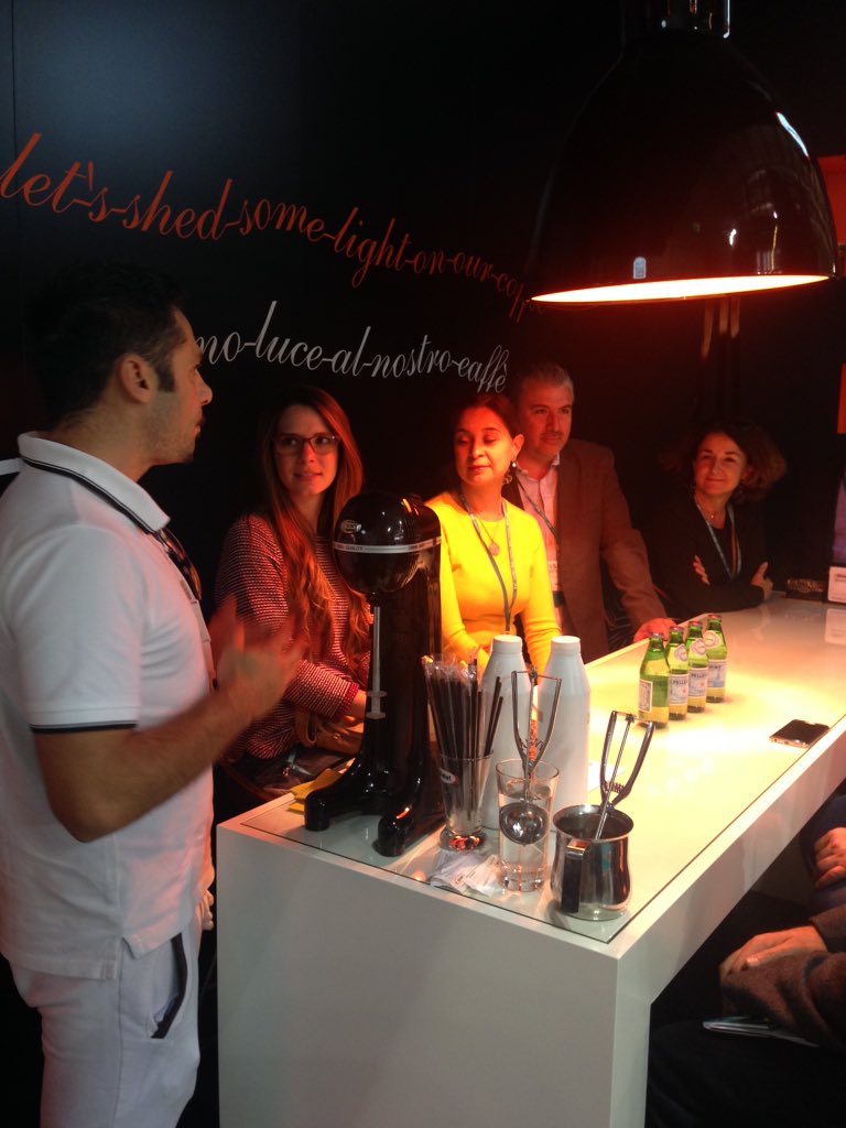 caffe_bristot's tweet photo. @caffe_bristot  &amp; #babbi #icecream #coffee workshop #Host2015 #milan https://t.co/FzomzkGd8x