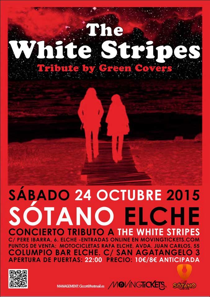 movingtickets's tweet photo. #hoyenconcierto 🎤 #TributoWhiteStripes by @GreenCoversBand en @SotanoIndieClub #Elche 🎫 ➡https://t.co/9O1aZv1MGm https://t.co/6zuHkA6Zsr