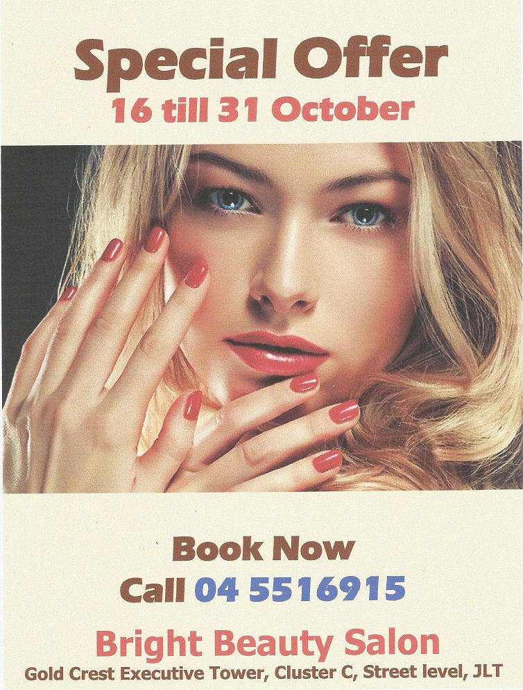 salon_bright's tweet photo. Limited Time Offer (16 Oct - 31 Oct)
===============
For more information or to Book, please Call 04 5516915 https://t.co/vGAORaZh4y