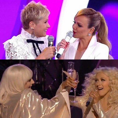 EspacoTelezoom's tweet photo. Sobre ontem no #Teleton2015: "Amiga, parece que o jogo virou, não é mesmo?" #XuxaNoTeleton @xuxameneghel @Eliana https://t.co/wHIsp35Irc