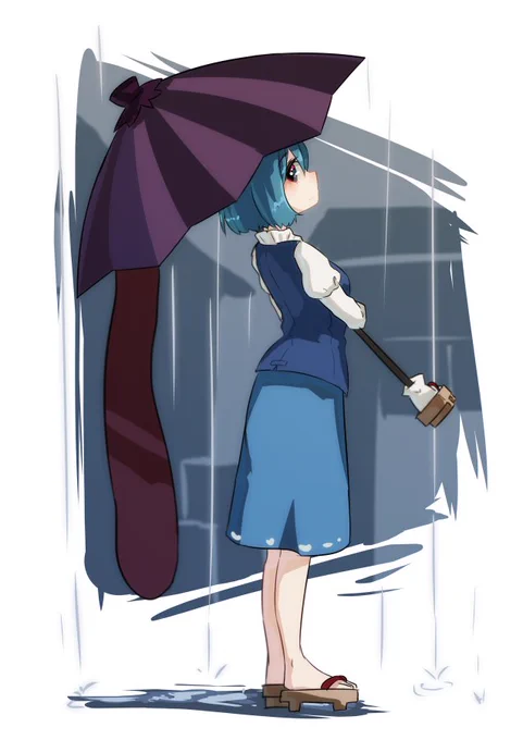 小傘#深夜の真剣お絵描き60分一本勝負 