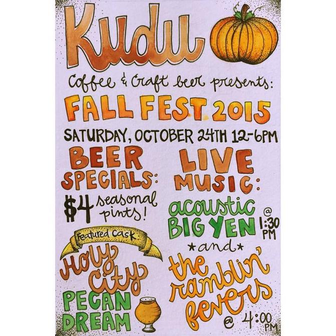 charlestongrit's tweet photo. Enjoy #FallFest @KuduCHS w/ @HolyCityBrewing's #PecanDream and live music https://t.co/DIVmeowsUB #chsgrit #chsnews https://t.co/fBZDkStS2r