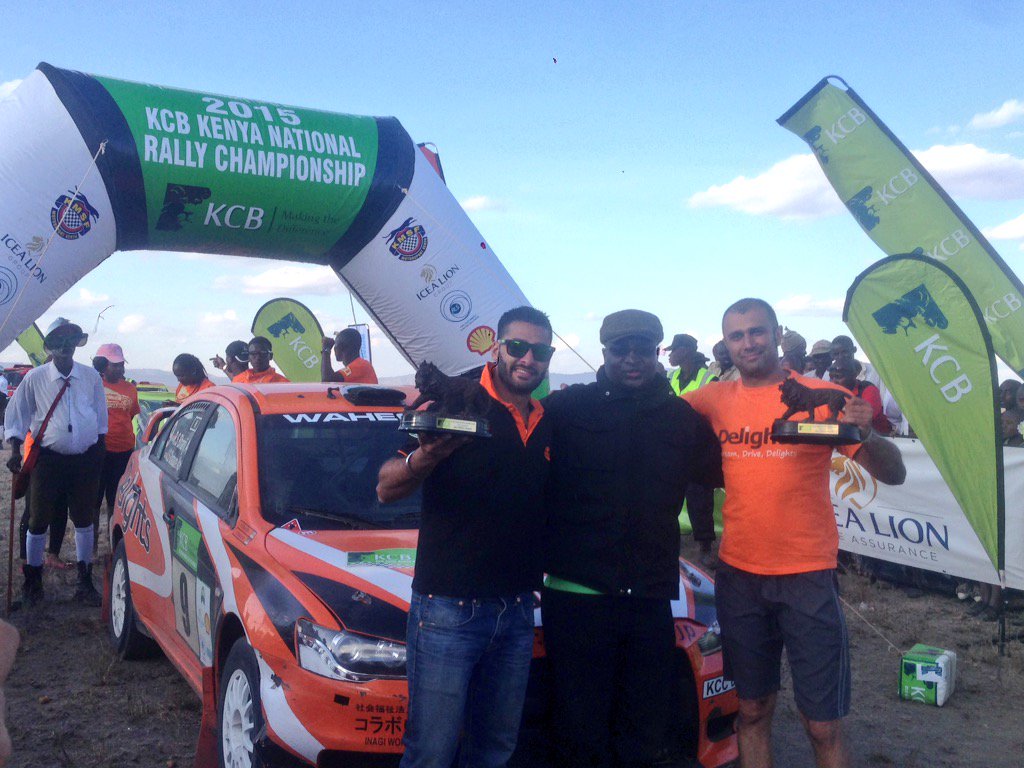 KCBInKenya's tweet photo. What a great podium finish for Raaji Bharij!! He came 3rd in the 2015 #KCBGuruNanakRally #TeamDelight https://t.co/co5YJVdLYF