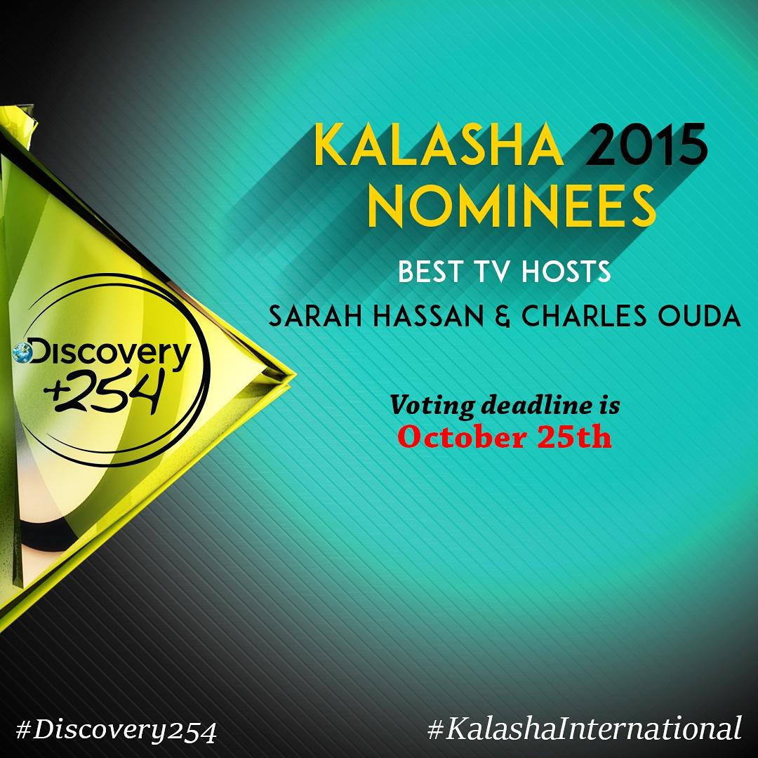 thediscovery254's tweet photo. Vote for your favorite hosts @SN_Hassan &amp; @ThePrimeCJO for this year's Kalasha Awards here: https://t.co/nrobEhJHdd https://t.co/mgyutRXvpL