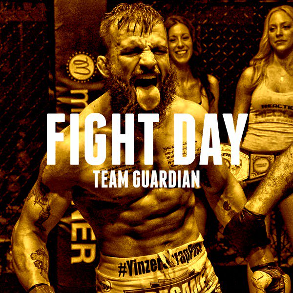 Team Guardian killer @MarkChericoMMA adds the <a href="/GladiatorMMA412/">GOTCMMA</a> featherweight belt to his collection tonight!