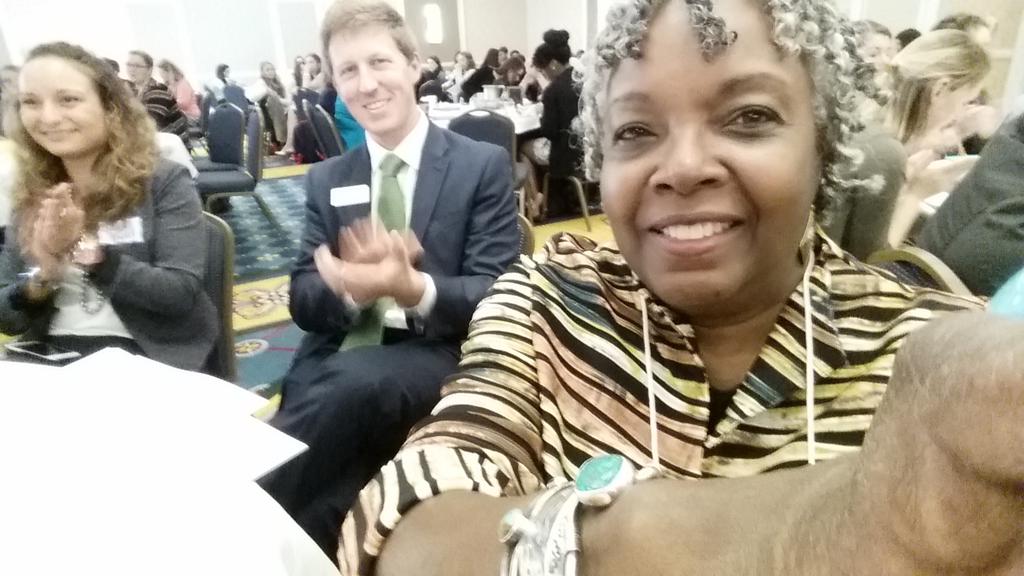 mcclaurintweets's tweet photo. @TFA_SC @TFARiseSC #SCLA2015 #RiseSC @TeachForAmerica @TFAinternal Selfie w/ED Josh Bell, SC Educ Summit https://t.co/4mUZflsMir