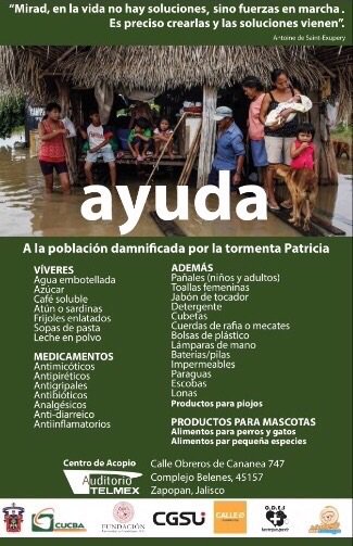 marteenortega's tweet photo. @PibeOficial @wapayasosmx @alexsaucedonet y su servidor los invitamos a ayudar a nuestros hermanos. @FundacionUDG https://t.co/QldAUnt1Hr